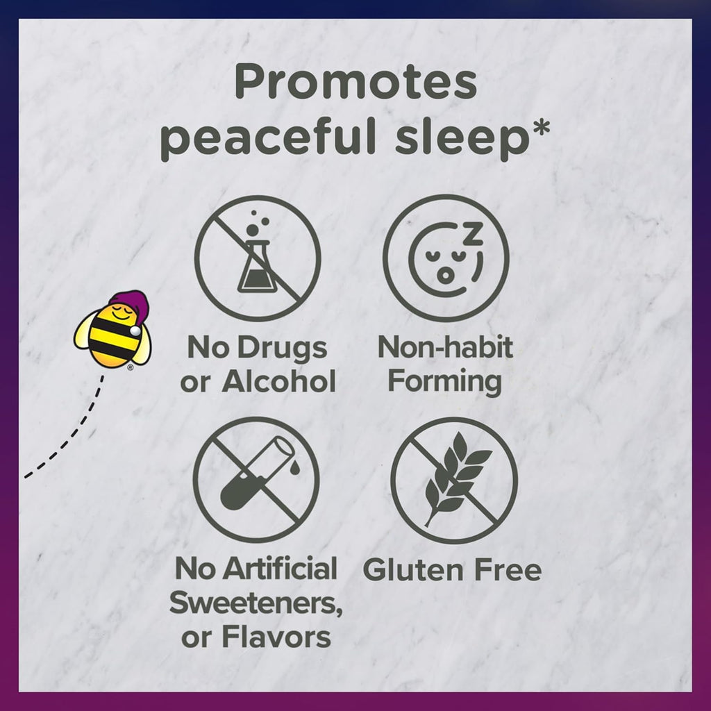 Zarbee's Kids Sleep Supplement Liquid with 1mg Melatonin; Drug-Free & Effective; Easy to Take Natural Berry Flavor for Children Ages 3 and Up; 1 Fl Oz Bottles,(Pack of 4)