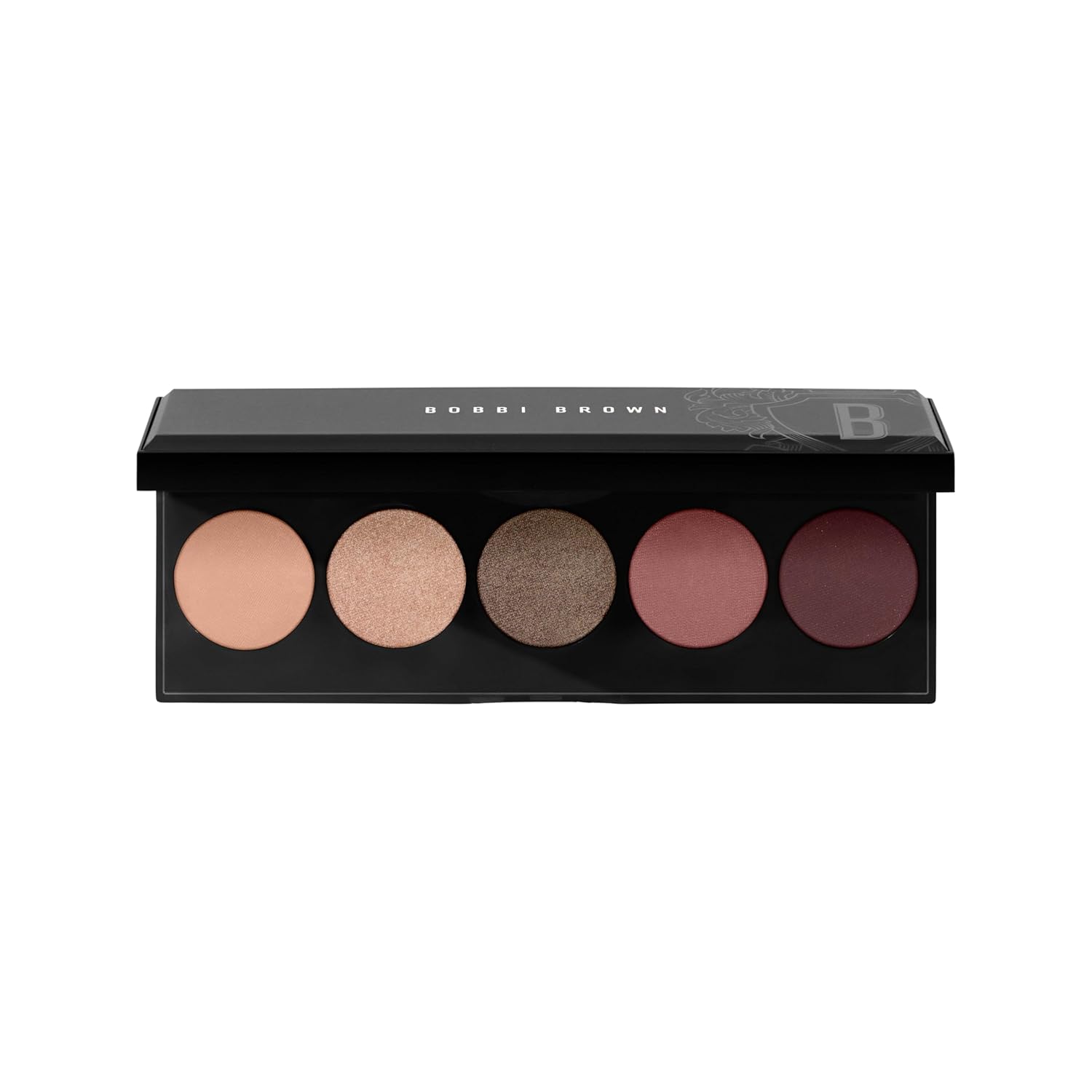 Buy now Bobbi Brown All Nudes Eyeshadow Palette | Matte & Metallic Neutral Eyeshadow Palette Rosey Nudes (Matte and metallic neutrals with a rosey tint, from sparkling pink-beige to intense cocoa) at indiglob india