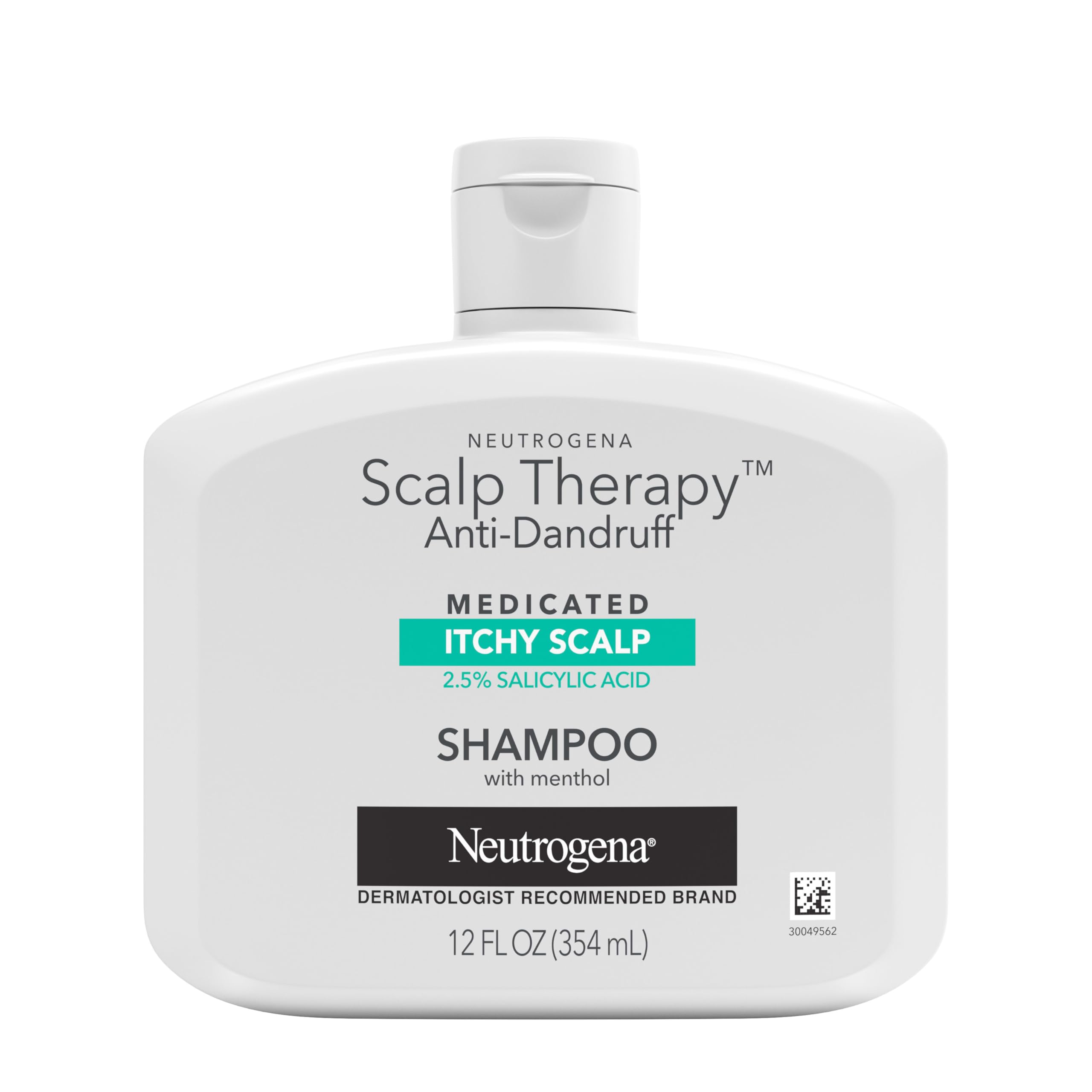 Buy now Neutrogena Scalp Therapy Anti-Dandruff Shampoo for Itchy Scalp, 2.5% salicylic acid with Peppermint Fragrance, 12 fl oz at indiglob india