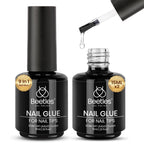 Buy now beetles Gel Polish 2Pcs 15ml Nail Glue Kit for Acrylic Nails, 5 in 1 Super Strong Brush in Nail Gel Glue for False Nails Tips and Gel Nail Polish Led Lamp Required 7-1- 2PCS 15ml Gel Nail Glue at indiglob india
