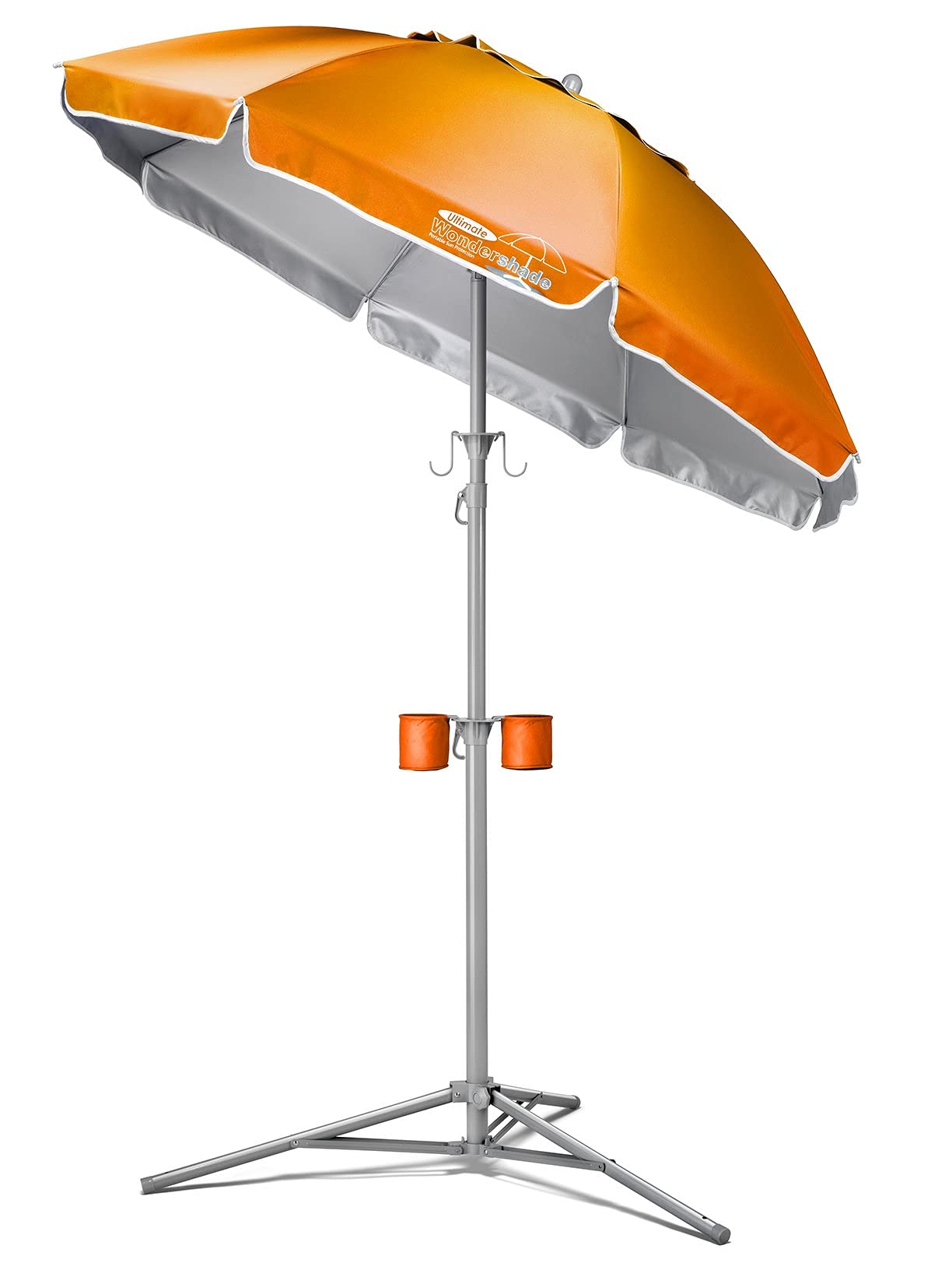 Buy now Wondershade Ultimate Portable Sun Shade Umbrella, Lightweight Adjustable Instant Sun Protection - Pink Orange at indiglob india