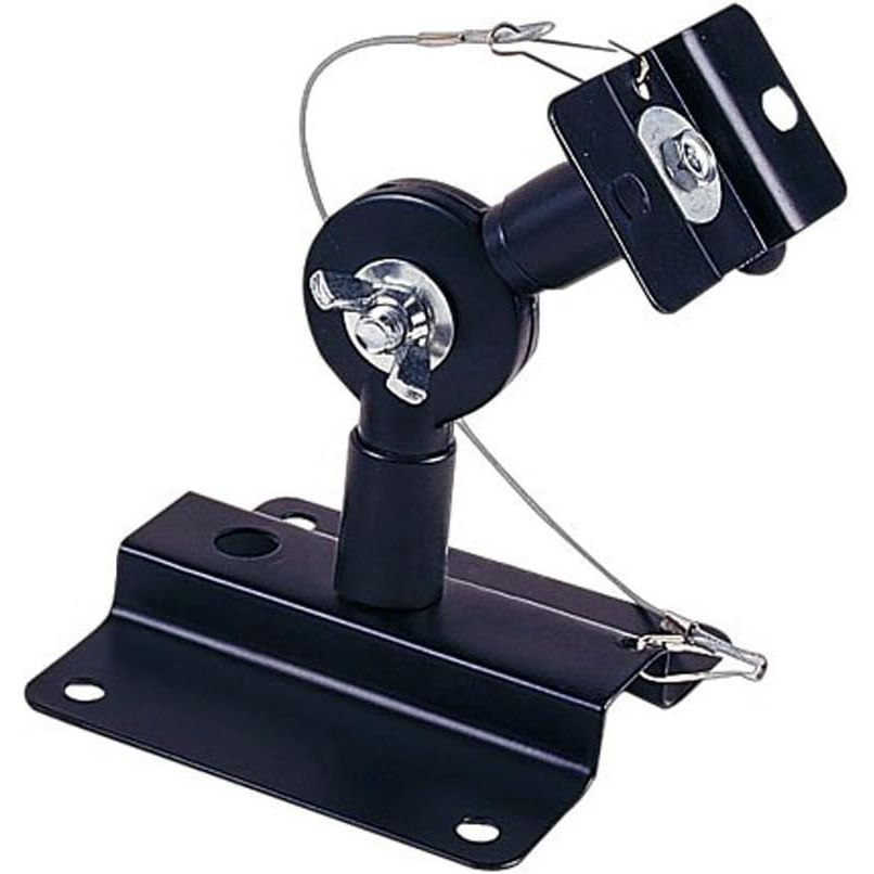 Buy now Monoprice 106839 Adjustable 33 lb. Capacity Speaker Wall Mount Brackets (Pair) Black Speaker at indiglob india