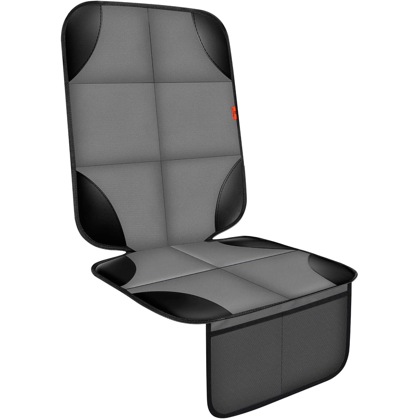 Buy now Car Seat Protector 1 Pack Car Seat Cushion Mat Thickest Padding,Waterproof 600D Fabric Car Seat Covers for Non-Slip Backing Mesh Pockets for Baby and Pet (Black, 1 Pack) 1 Pack Gray at indiglob india