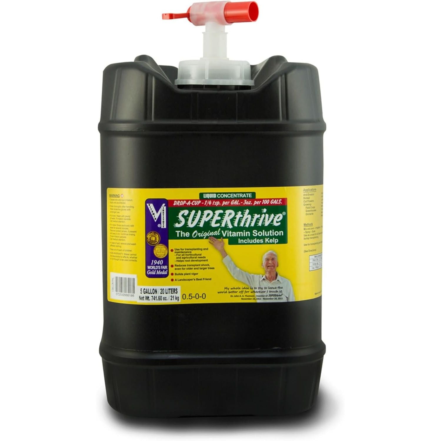 Buy now SUPERthrive Plant Vitamin Solution, 1 Pint 5 Gallon Vitamin Solution at indiglob india