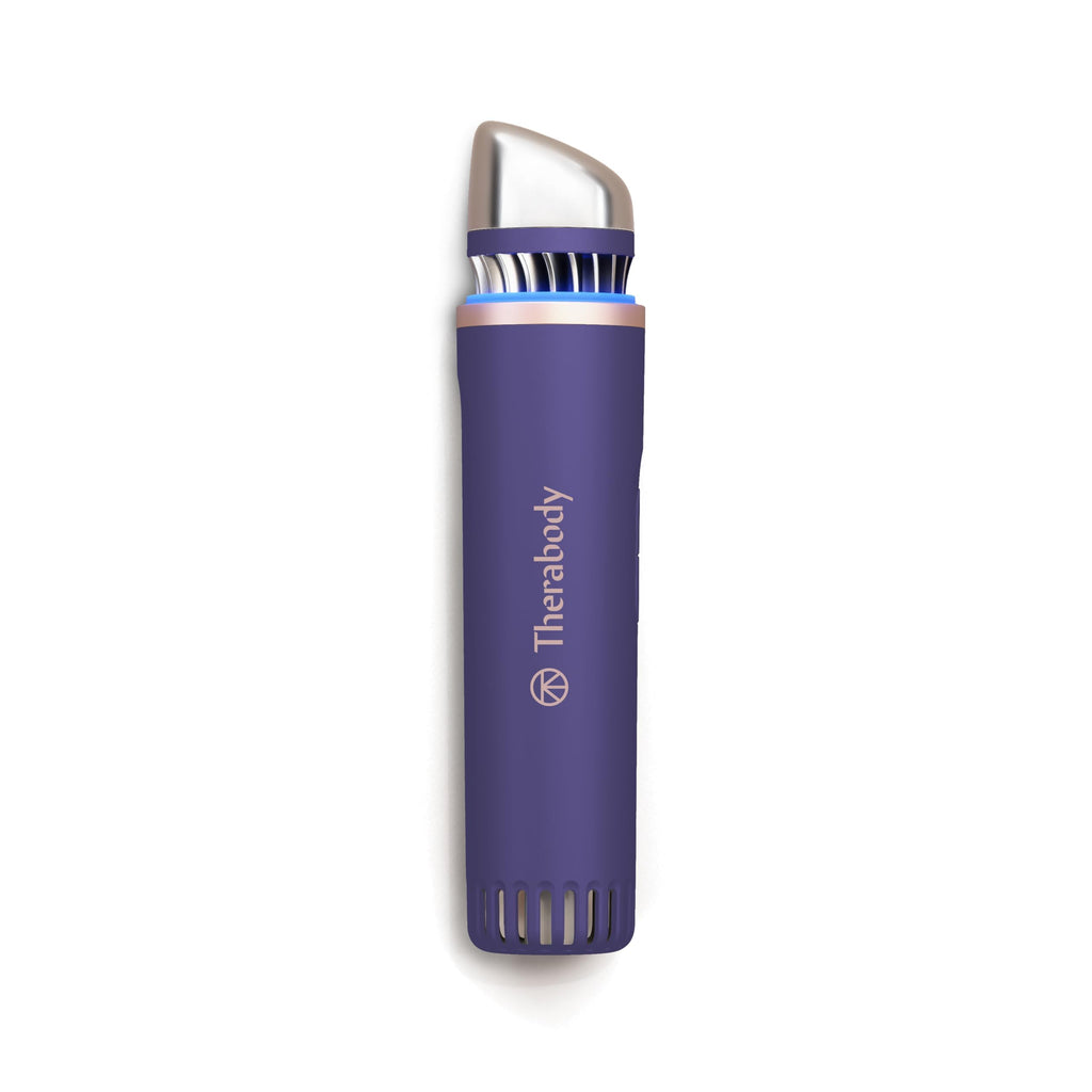 Therabody TheraFace Depuffing Wand – Cold and Heat Skincare Treatment to Depuff and Glow; Beauty Wand, Face Roller and Eye Massager for Eye Puffiness, Dark Circles and Skin Radiance (White)