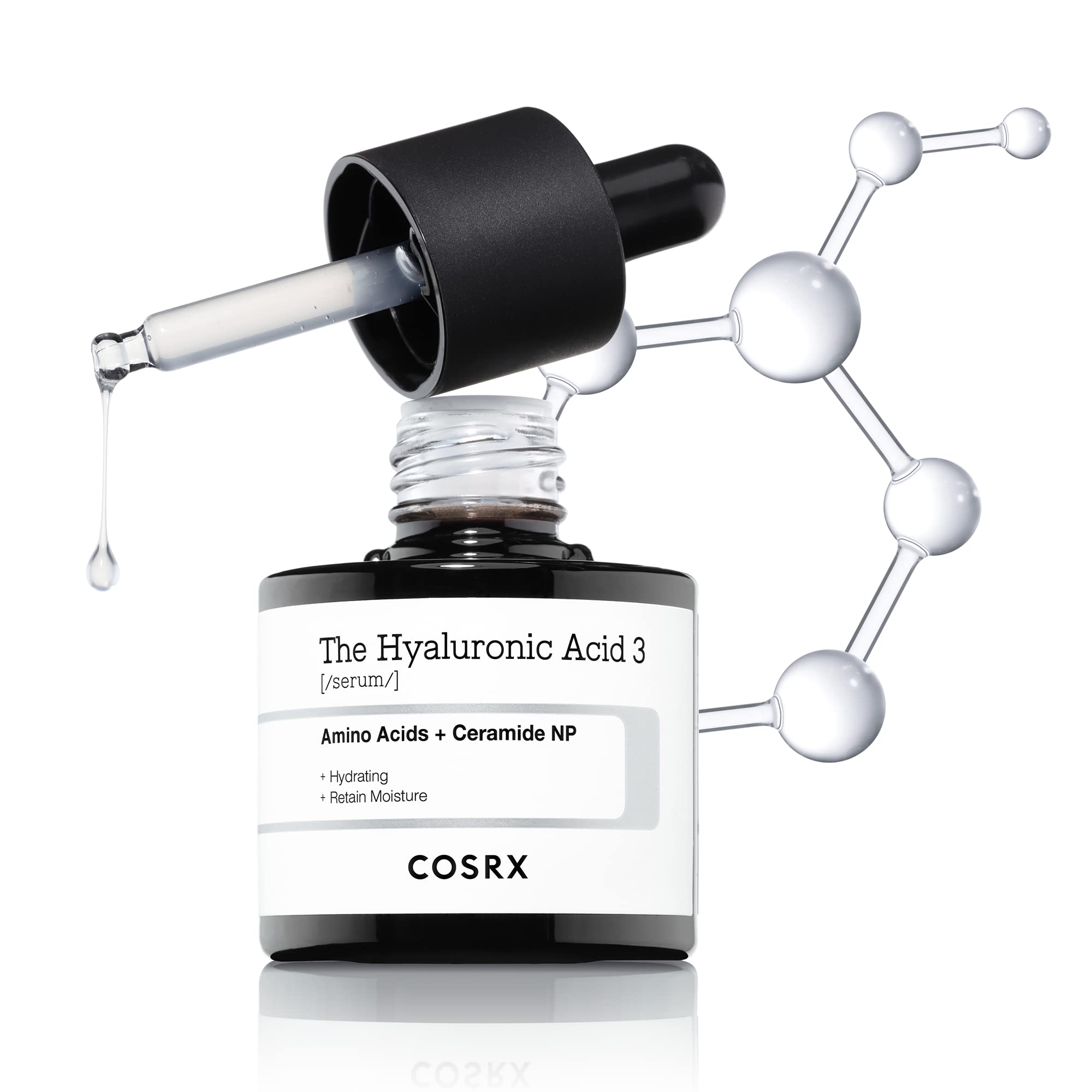 Buy now COSRX Pure Sodium Hyaluronic Acid 3% Serum, Hydratying & Moisture Boosting for Fine Lines & Wrinkles, Repair Dry Skin, 0.67fl.oz/20ml, No Artificial Fragrance, Korean Skin Care at indiglob india