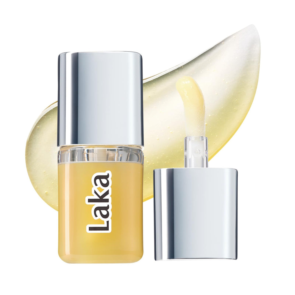 Laka Spicy Lip Plumper - Maximum Extra Strength (For Experienced Users) | Clear Glass-like High-Shine Lip Gloss | Lip Volumizer Serum, Non-Sticky | K-Beauty, 0.14oz