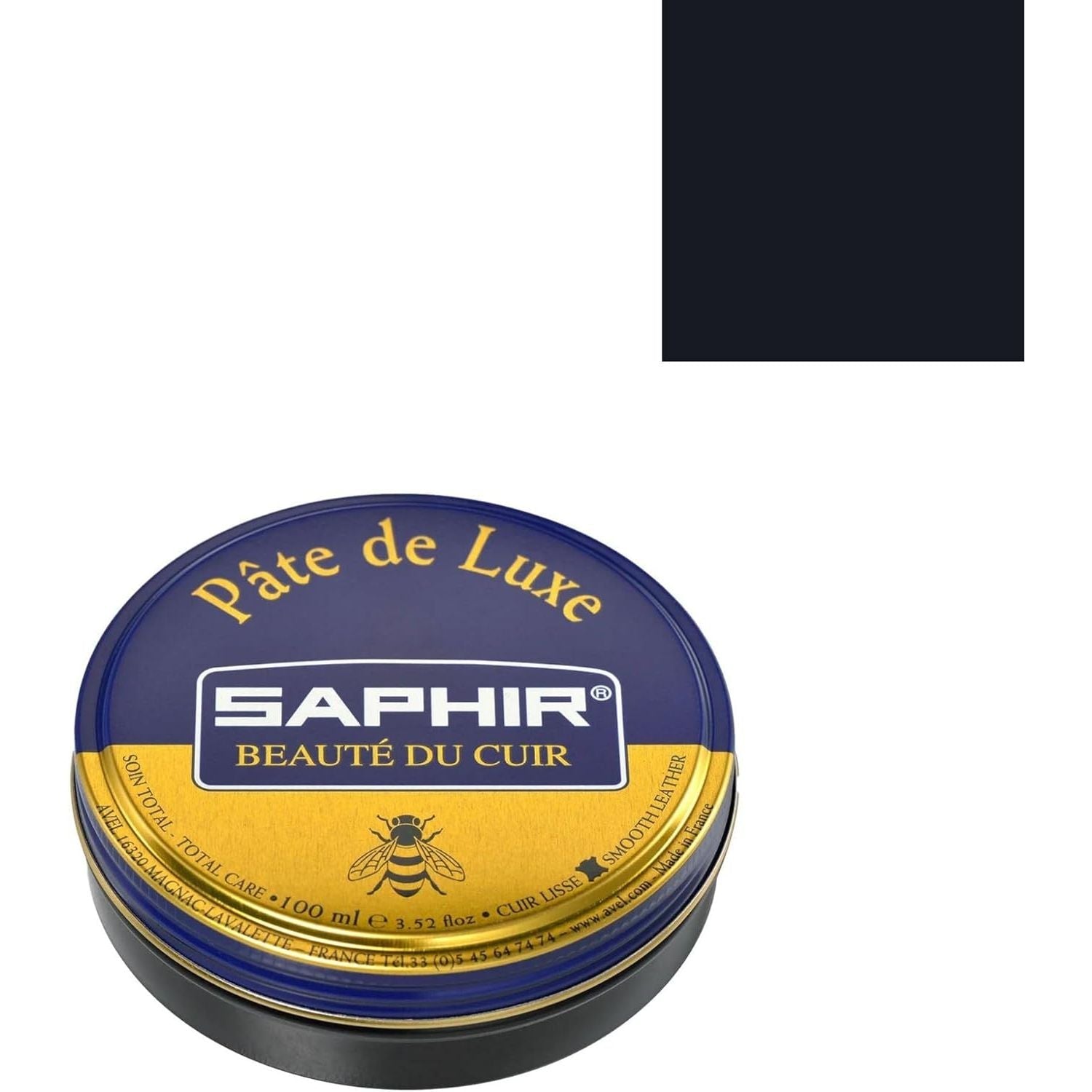 Buy now Luxe Shoe Wax by Saphir 50ml Navy Blue at indiglob india