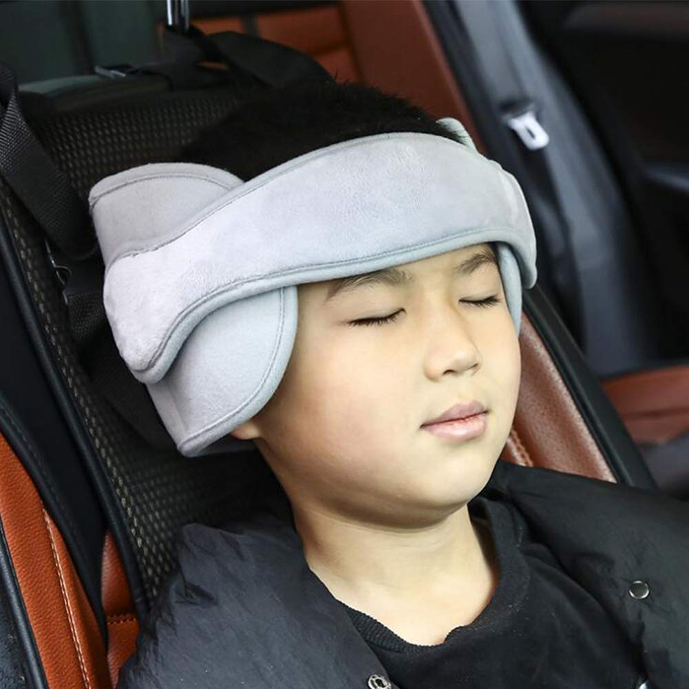 Buy now Car Head Support Toddle Car Neck Relief Baby Child Car Seat Adjustable Head and Neck Support Band - A Comfortable Sleep Solution, Gray at indiglob india