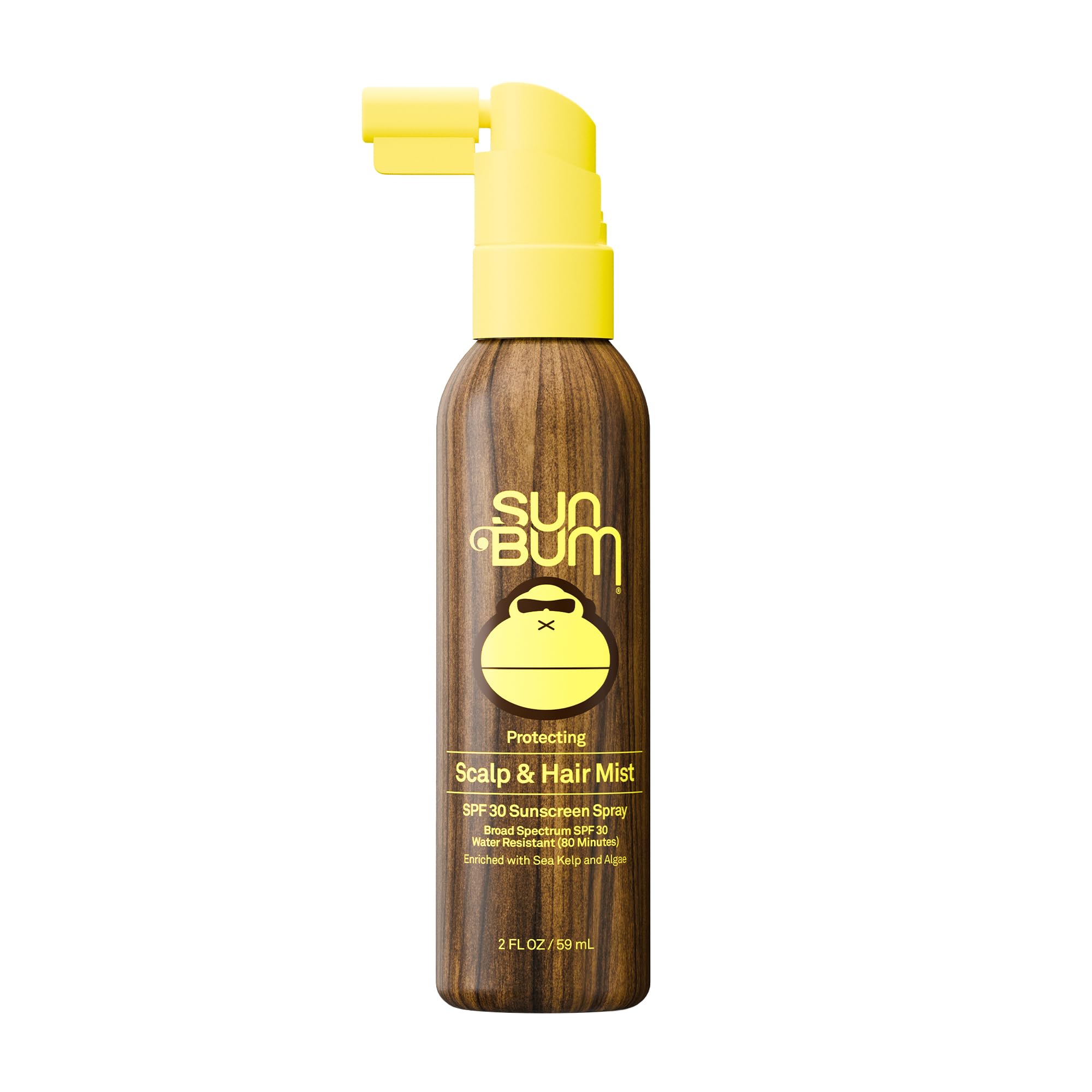 Sun Bum SPF 30 Sunscreen Scalp and Hair Mist Spray - 2 oz | Broad Spectrum with Vitamin E, Vegan, Hawaii Act 104 Compliant (Made without Octinoxate & Oxybenzone)