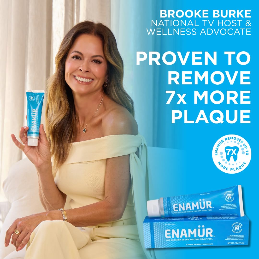 Advanced Plaque & Stain Removal, 7x Cleaner, Boosts Whitening, Real Results