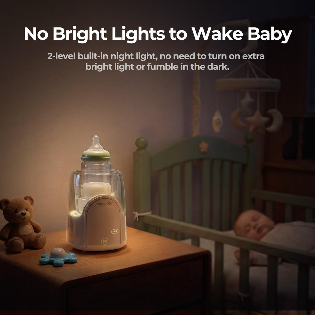 Momcozy NightPro Bottle Warmer for Baby Breast Milk with Night Light