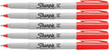 Sharpie Red, Ultra Fine Point Tip, Permanent Markers, 5-Count