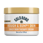 Gold Bond Cream, Rough & Bumpy Daily Skin Therapy Cream, 8 oz. Moisturizer | Softer skin in 1 week, body cream for rough and bumpy skin, contains AHA, BHA, and PHA, 7 moisturizers, salicylic acid