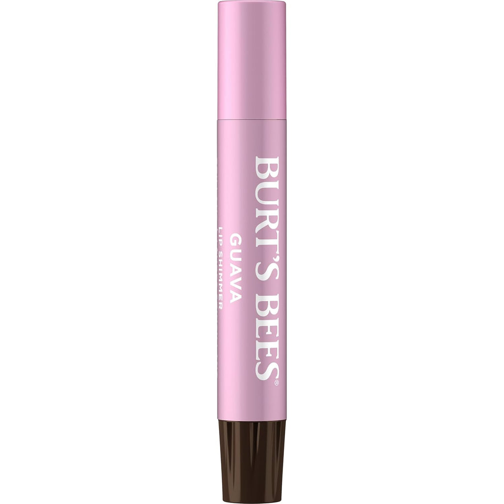 Buy now Burt's Bees Shimmer Lip Tint Set, Tinted Lip Balm Stick, Moisturizing for All Day Hydration with Natural Origin Glowy Pigmented Finish & Buildable Color, Guava (4-Pack) at indiglob india