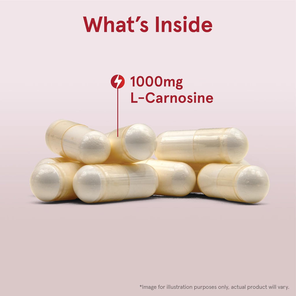 Buy now Jarrow FormulasÂ® L-Carnosine Dipeptide Antioxidant 1000 mg, Dietary Supplement, Antioxidant Support for Mitochondrial Health, 90 Veggie Capsules, Up to 45 Day Supply at indiglob india