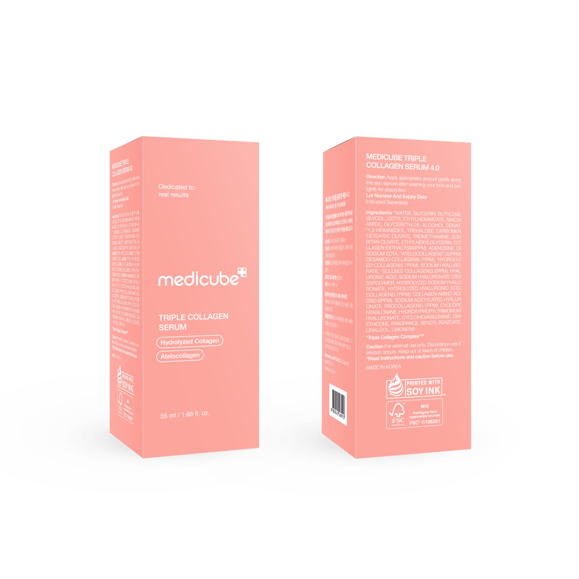 Medicube Triple Collagen Serum for Nourishment | Lightweight serum with Triple Collagen Complex, Niacinamide & Hyaluronic Acid, Korean Skincare, 1.85 fl.oz