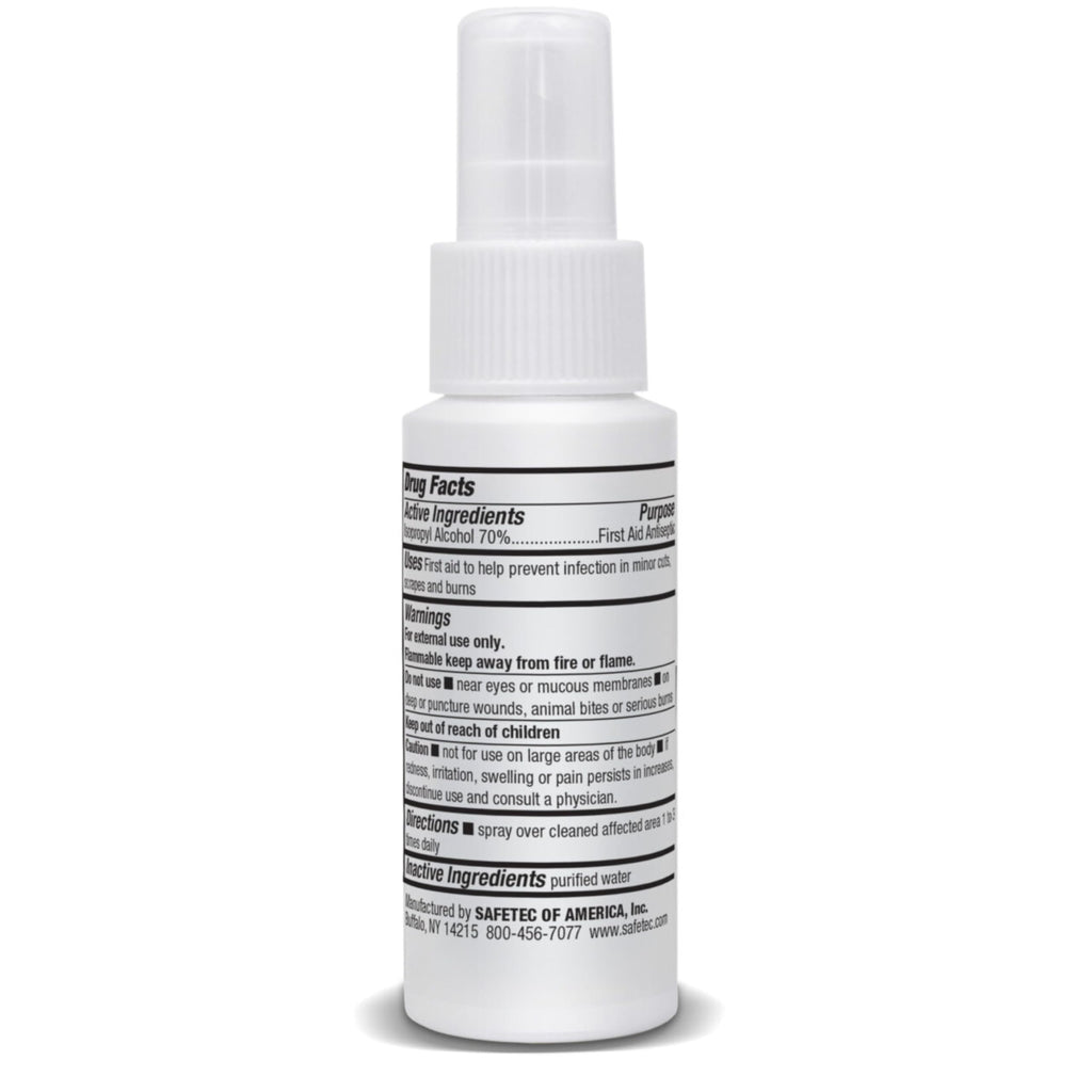 Safetec Isopropyl Alcohol (70%) 2oz. Spray Bottle