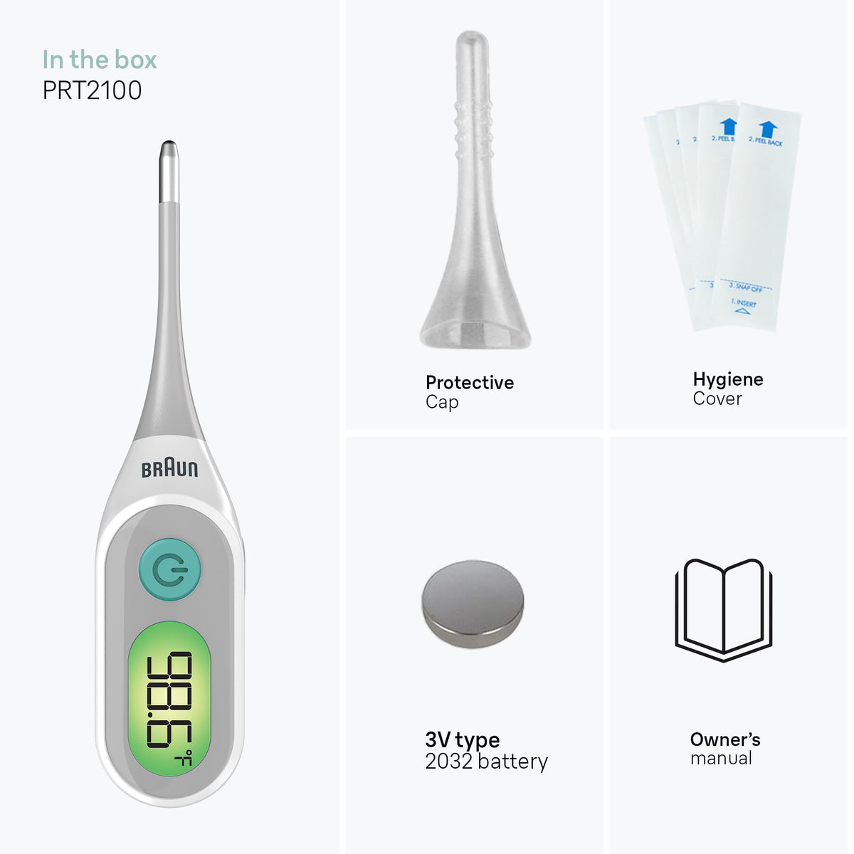 Braun Digital Thermometer for Adults, Baby, Toddlers & Kids