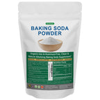 Baking Soda Powder for Organic Use, Grade 1 Aluminum Free Baking Soda, Natural No Chemicals, Pure Powder for Cooking, Stomach Acid, Kidney Supplement, 1lb