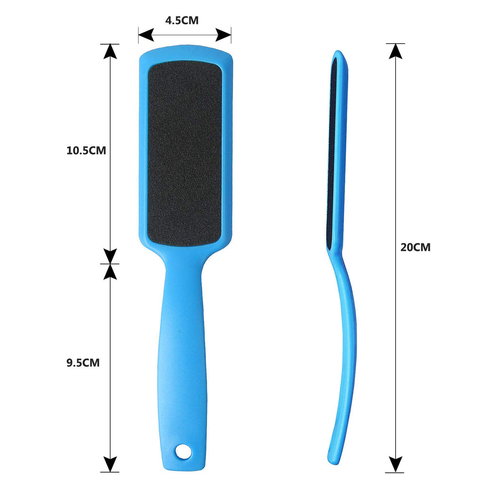 Pedicure Foot Files Callus Remover with Double Sided Feet Rasp | 3 Pack Foot File for Dead Skin Professional Scrubber for Feet