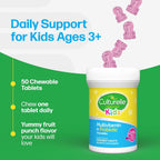 Culturelle Kids Multivitamin + Probiotic Chewable, Ages 3+, 50 Count | From the #1 Pediatrician-Recommended Brand± Promotes Digestive, Oral, Immune Health* with 11 Vitamins & Minerals, Fruit Punch
