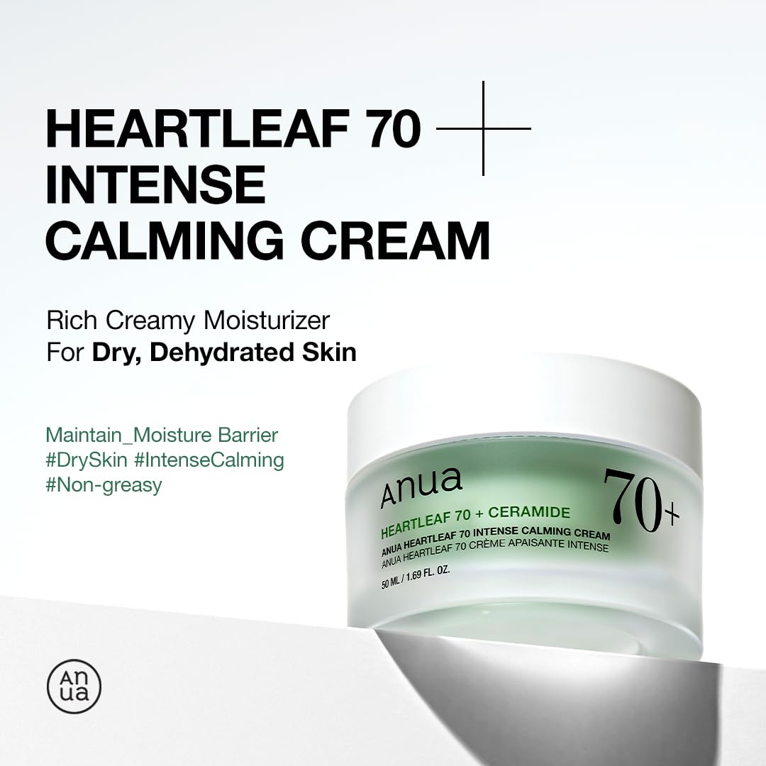 Buy now Soothing Cream with 70% Heartleaf by Anua at indiglob india