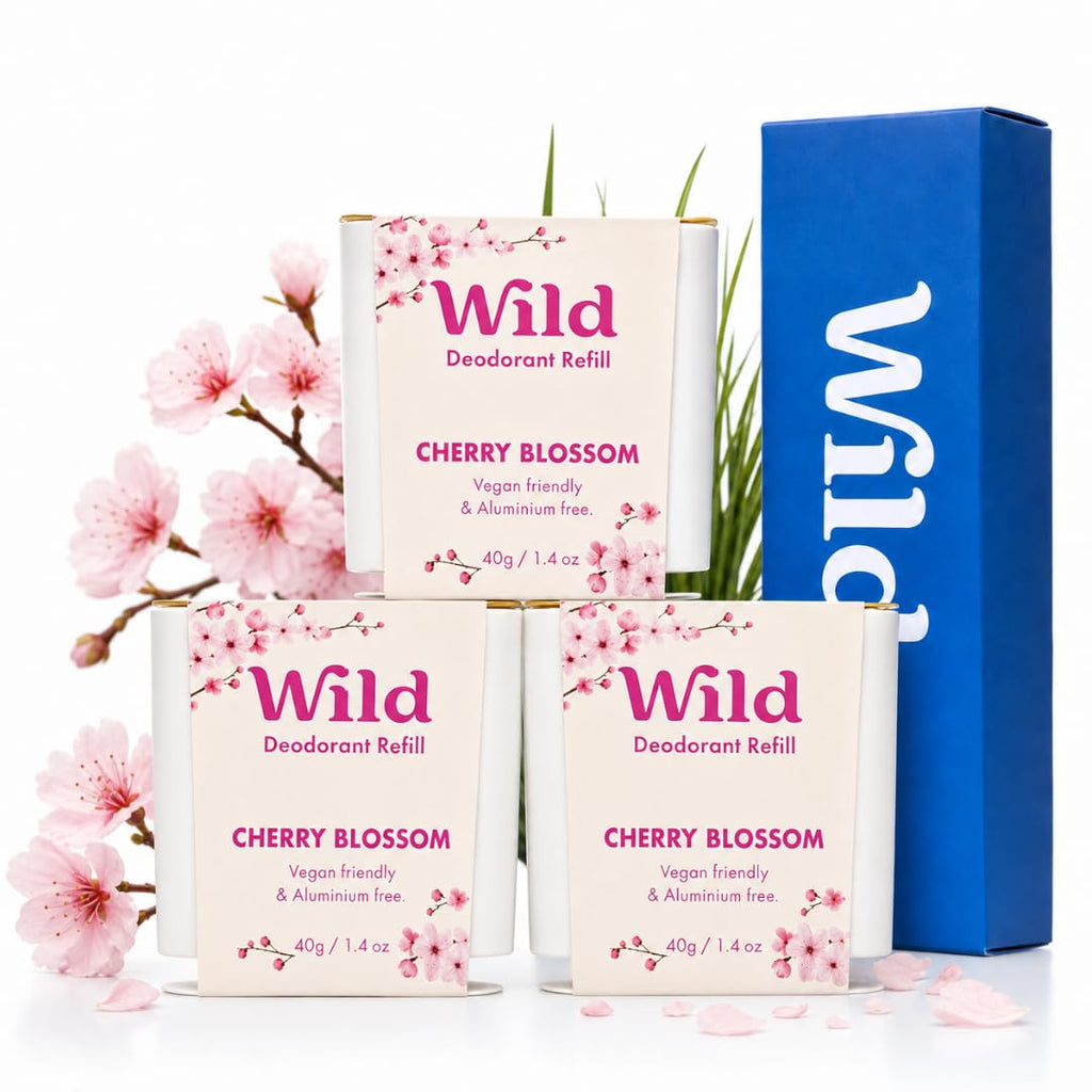 Wild Aluminum Free Natural Deodorant Refills - Clean Scents Variety Pack - Women & Men's - Fits Wild Refillable Case - 24 Hour Odor Protection - Box of 3
