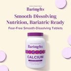 BariMelts Calcium, 240 Tablets, Natural Berry Flavor | Smooth-Dissolving Bariatric Calcium for Women, Supports Bone Health & Strength
