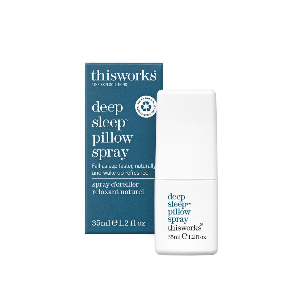 This Works Deep Sleep Pillow Spray 5 fl oz - Natural Sleep Aid | Natural sleep mist with Lavender, Camomile & Vetivert essential oils to help you unwind and drift off