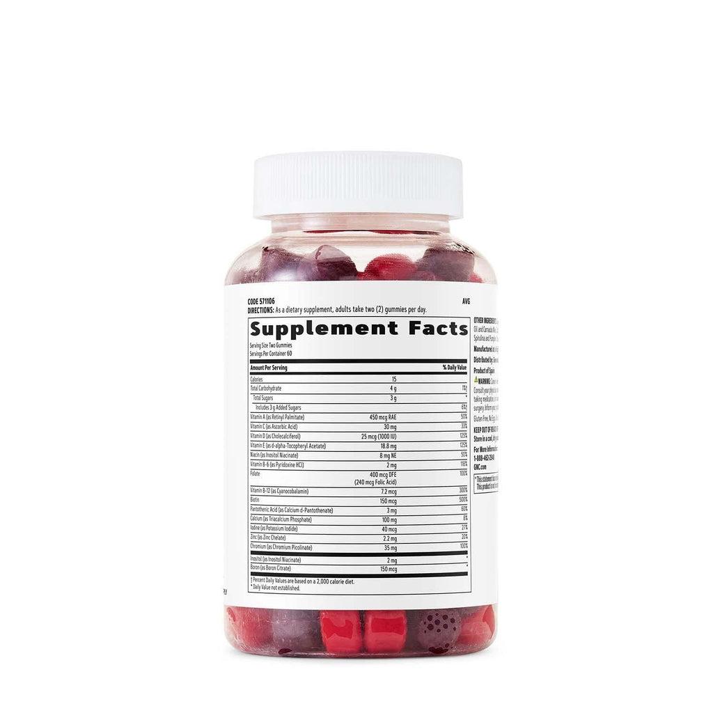 Buy now GNC Women's Multivitamin Gummy Supplement | Daily Vitamin | Mixed Berry Flavor | 120 Gummies at indiglob india