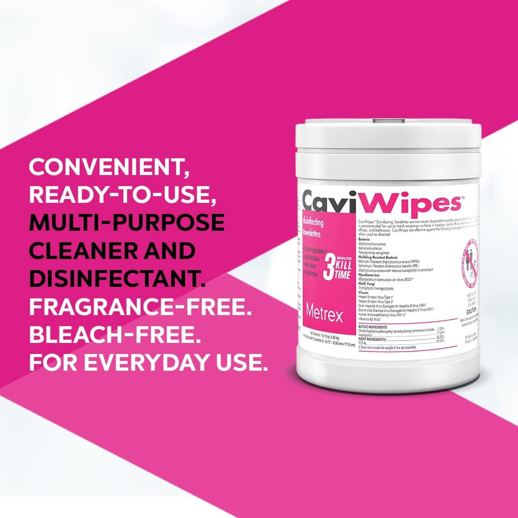 Buy now CaviWipes - Disposable Germicidal Cleaner & Healthcare Disinfecting Wipes, 160 Count at indiglob india