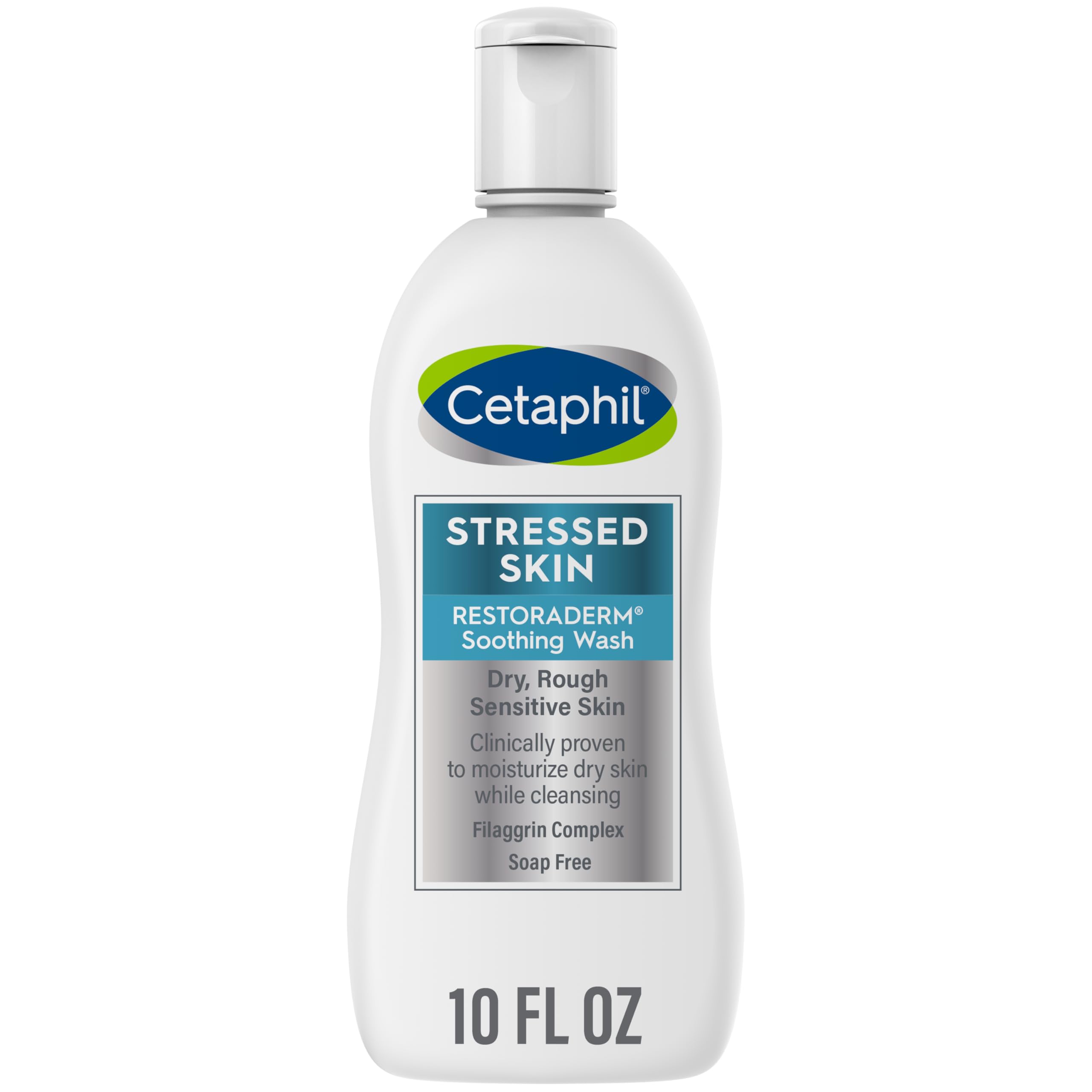 Buy now Cetaphil RESTORADERM Soothing Wash, 10 fl oz, Soothes Dry, Stressed Skin, Hypoallergenic, Soap & Paraben Free, National Eczema Association Endorsed at indiglob india
