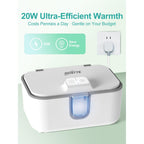 Baby Wipes Warmer, Diaper Wipe Warmer with Night Light, White