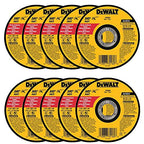Buy now DeWalt DW8062 4-1/2"x.045"x7/8" Metal Angle Grinder Thin Cutoff Wheel, 10 Pack at indiglob india