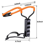 Professional Slingshot Set-A Classic Construction Shooting and Hunting Slingshot with a Sturdy Sling Shot Bow, 2 Packs of Slingshot Ammo,and a Slingshot Band for Adults