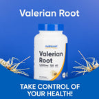 Nutricost Valerian Root Extract 120 Capsules for 60 Servings Per Bottle | Vegetarian, GMO Free and Gluten Free