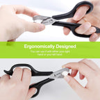 Buy now AUVON Scissors-Shaped Pill Cutter, Sharp Blade Pill Splitter for Easily Dividing Most 5-15mm Vitamins, Tablets and Medications in Half at indiglob india