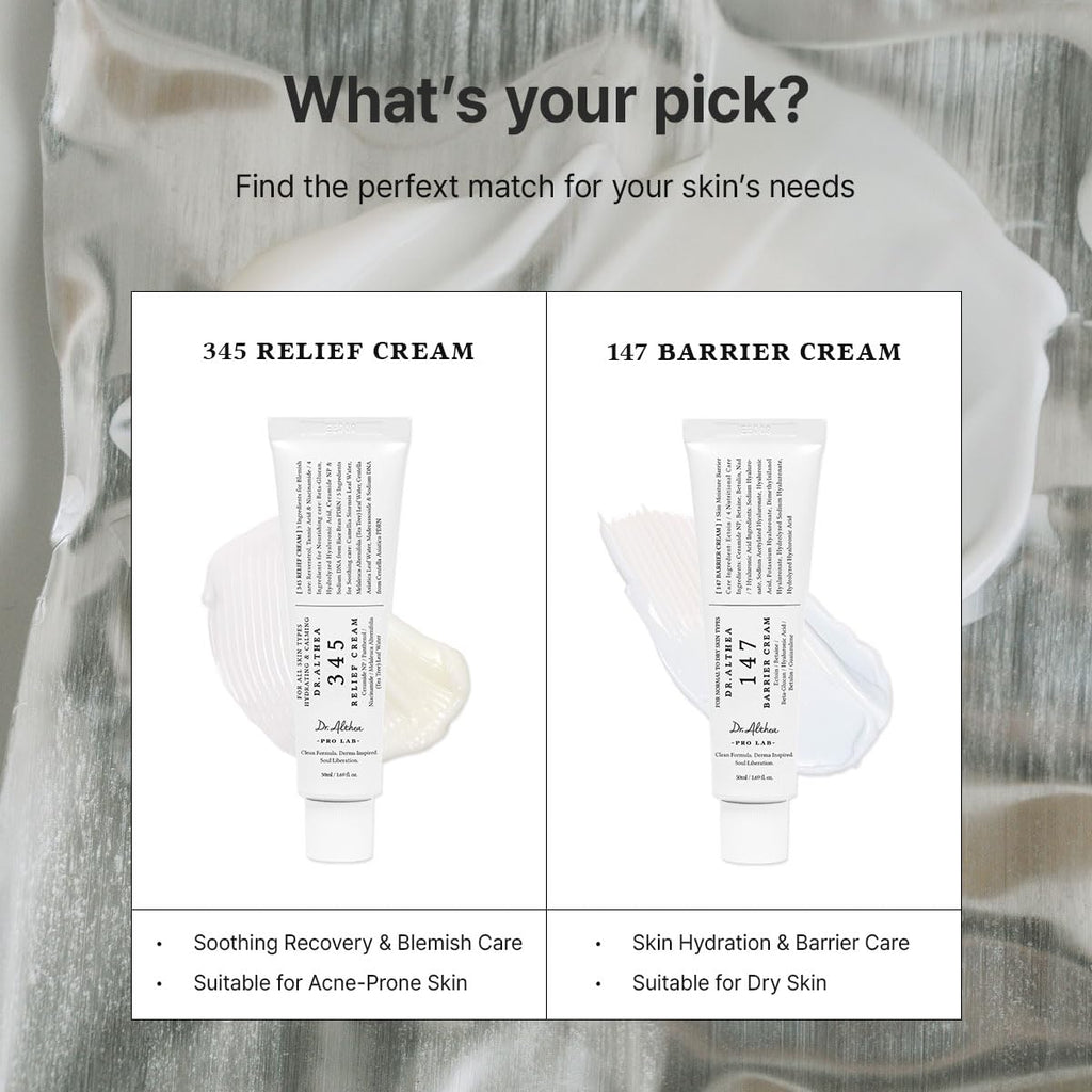Dr.Althea 147 Barrier Cream, Korean Skin Care, 0.50 Fl Oz (Ver.2) | Deep Hydration, Daily Skin Care with Ceramides, NAD, Hyaluronic Acid, Ectoin, Vegan Face Moisturizer for All Skin Types