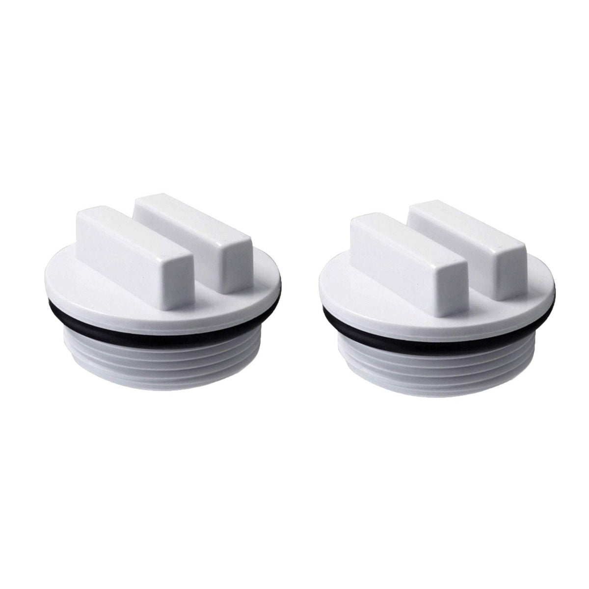 ATIE 1.5" Threaded Pool Spa Return Line Winterizing Plug & Filter Drain Plug SP1022C with O-Ring for Winterizing Pools (2 Pack)
