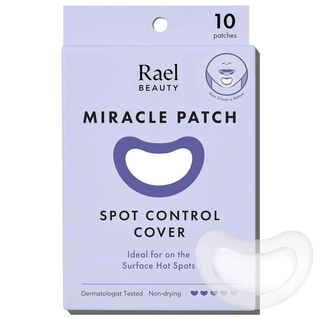 Buy now Rael Pimple Patches, Miracle Spot Control Cover - Hydrocolloid Acne Patch, Strips for Zits and Blemish, Korean Skin Care, Vegan, Cruelty Free (10 Count) at indiglob india