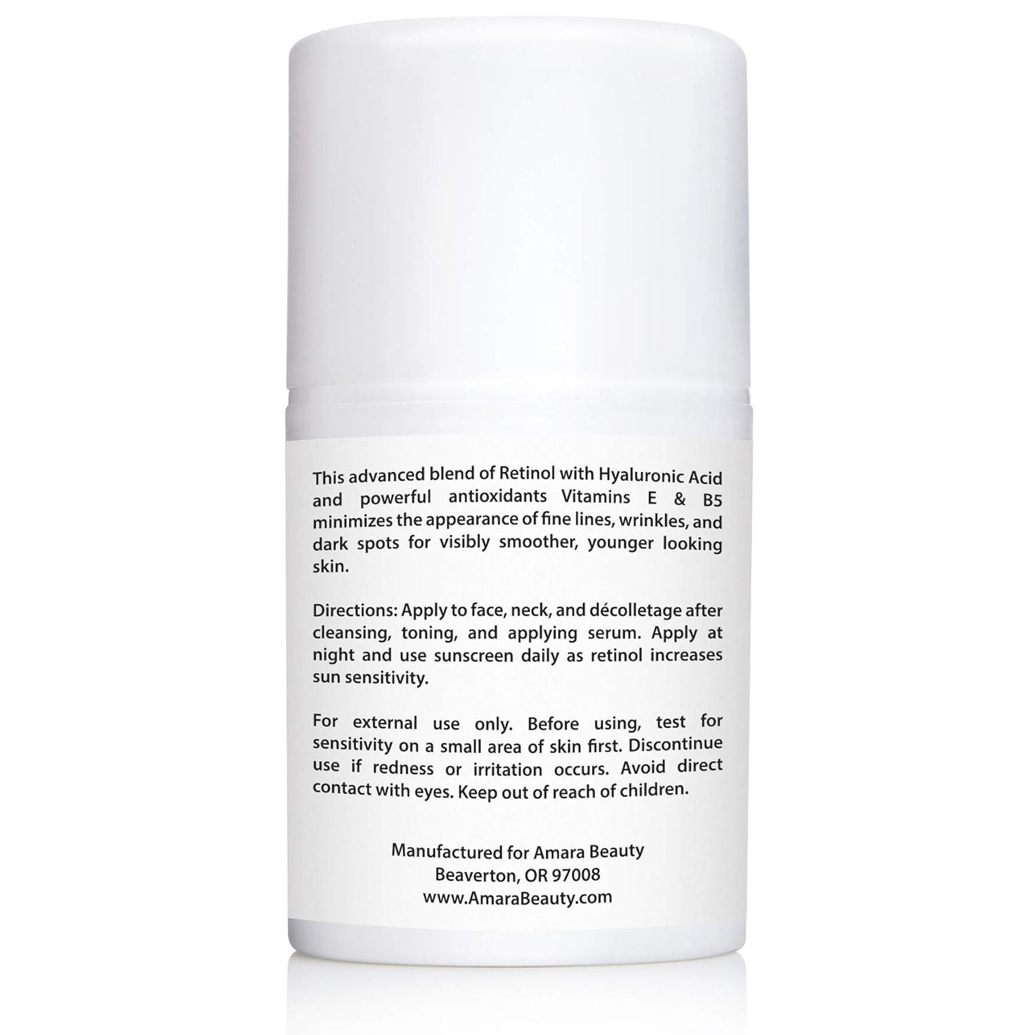 Buy now Retinol Cream for Face 2.5% with Hyaluronic Acid & Vitamins E & B5, 1.7 fl. oz. at indiglob india