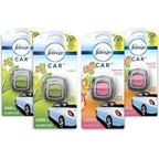 Buy now Febreze Car Air Freshener, 2 Gain Original and 2 Gain Island Fresh Scents, Odor Eliminator for Strong Odors (4 Count) at indiglob india