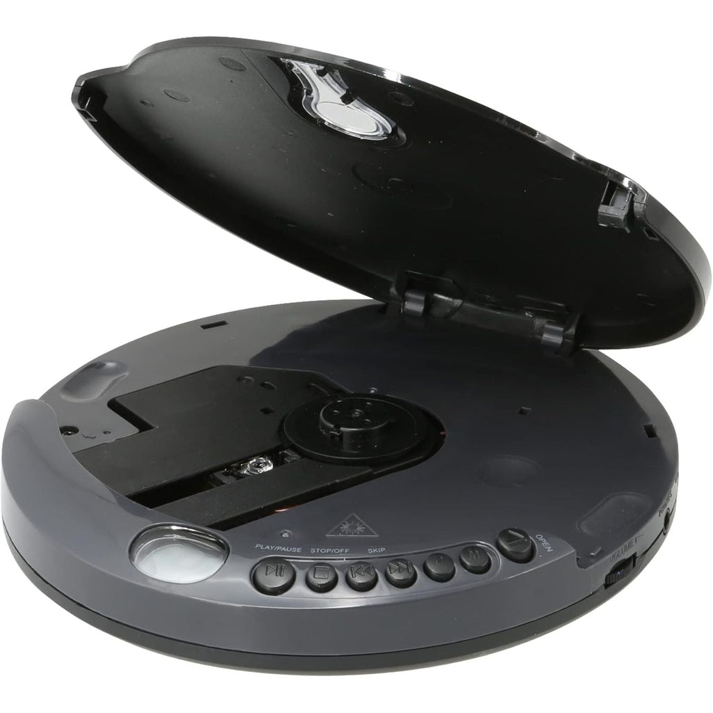 Buy now GPX PC332B Portable CD Player with Anti-Skip Protection, FM Radio and Stereo Earbuds - Black at indiglob india