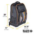 Buy now Klein Tools 62805BPTECH 28-Pocket Laptop Backpack Tool Bag, Tradesman Pro Extra-Large Tech Tool Backpack with Molded Bottom, Charging Port at indiglob india