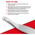 Buy now Seki Edge Blackhead Remover (SS-801) - Comedone Extractor for Blackheads - Professional Pimple Popper Tool with 2 Hole Sizes - Preventive Acne Tool & Pore Extractor at indiglob india