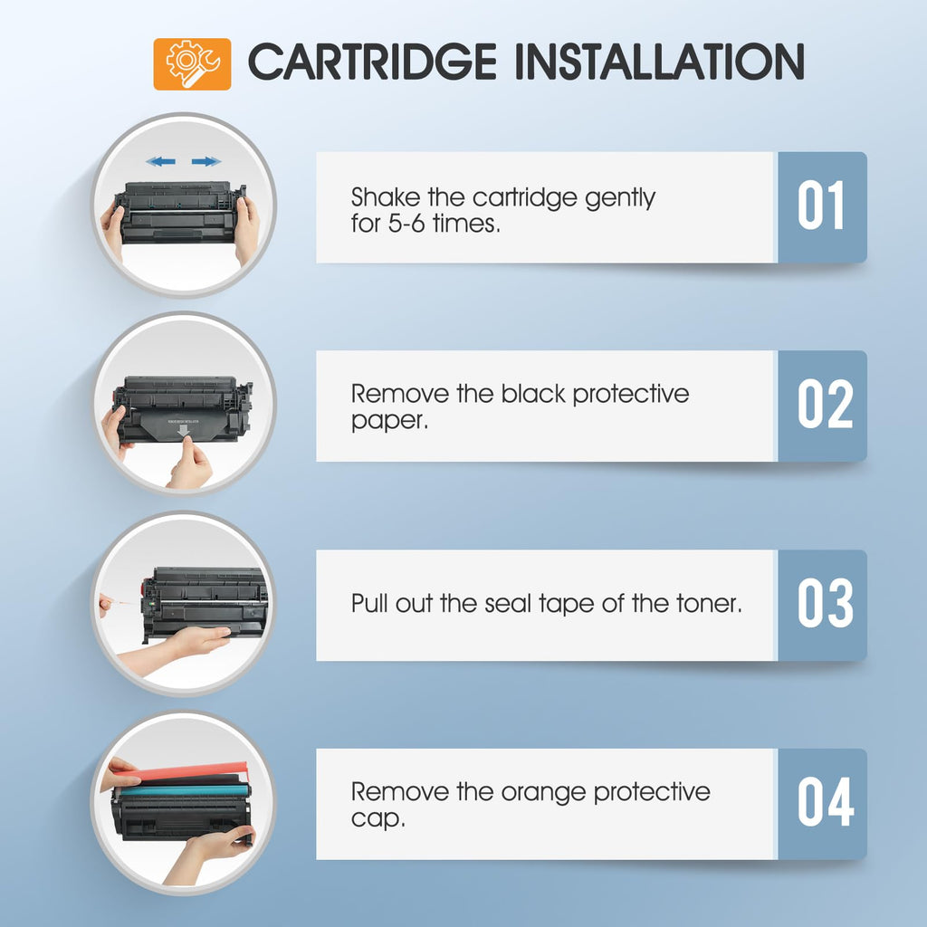 148A Toner Cartridge Black for HP 4001n MFP 4101fdw W1480A 148X W1480X