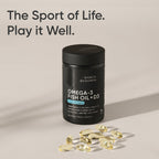 Sports Research® Omega-3 Fish Oil 1250mg + D3 2500iu, 120 Count
