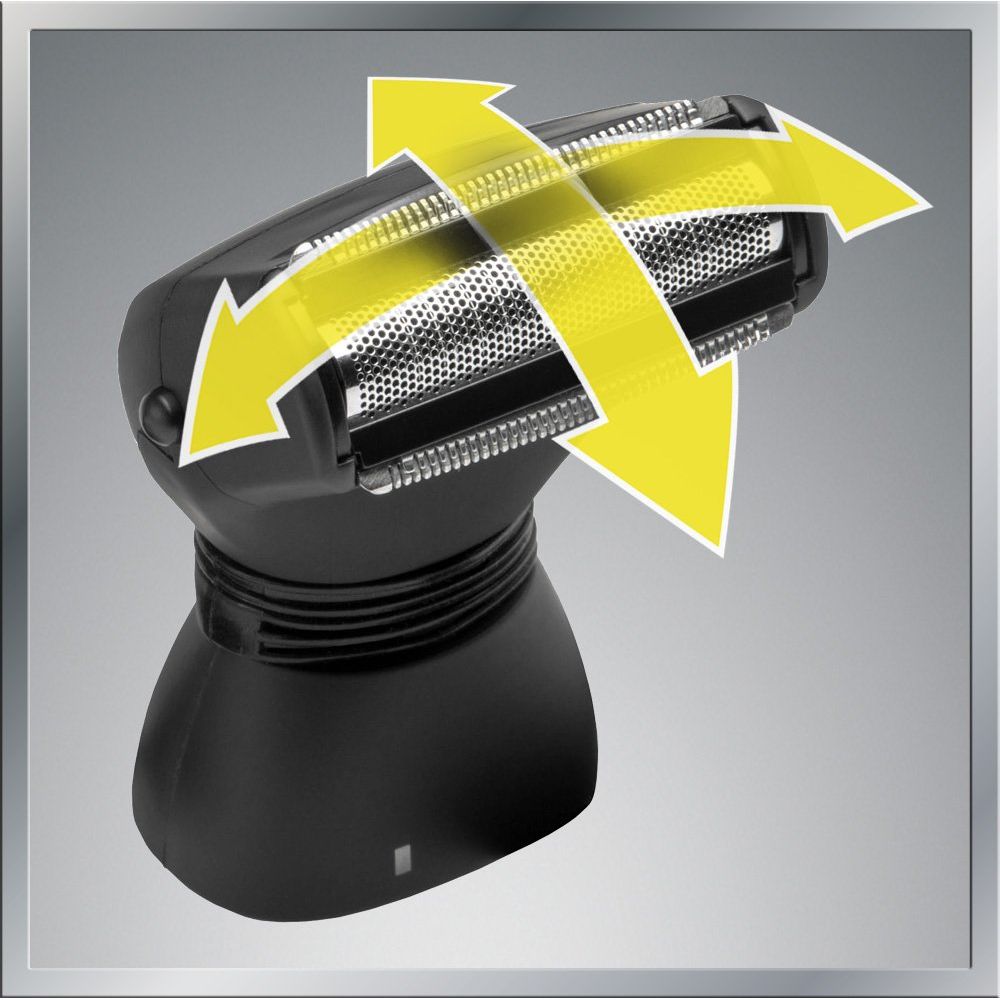 Buy now MANGROOMER - ULTIMATE PRO Back Shaver with 2 Shock Absorber Flex Heads, Power Hinge, Extreme Reach Handle and Power Burst at indiglob india