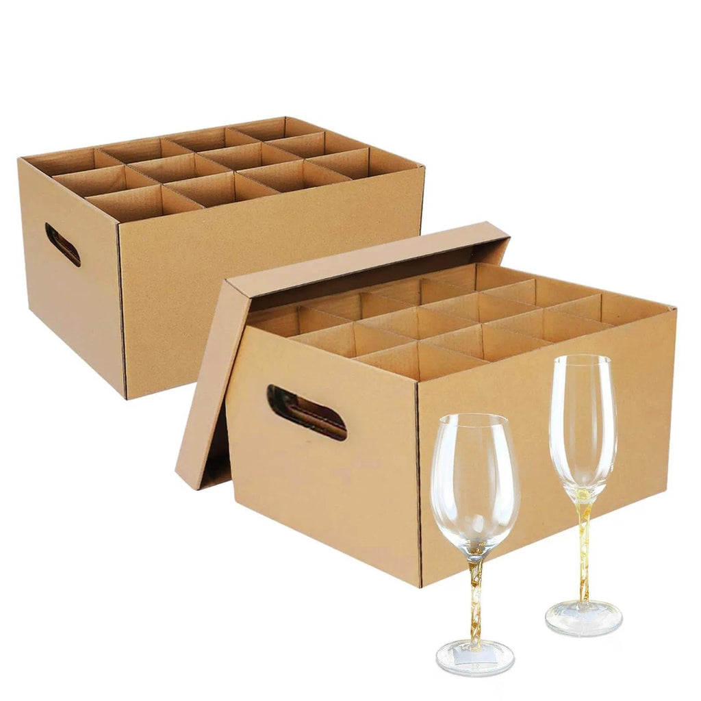 oyhqes Wine Glasses Moving Boxes, Glass Packing Boxes, Kitchen Storage Kit